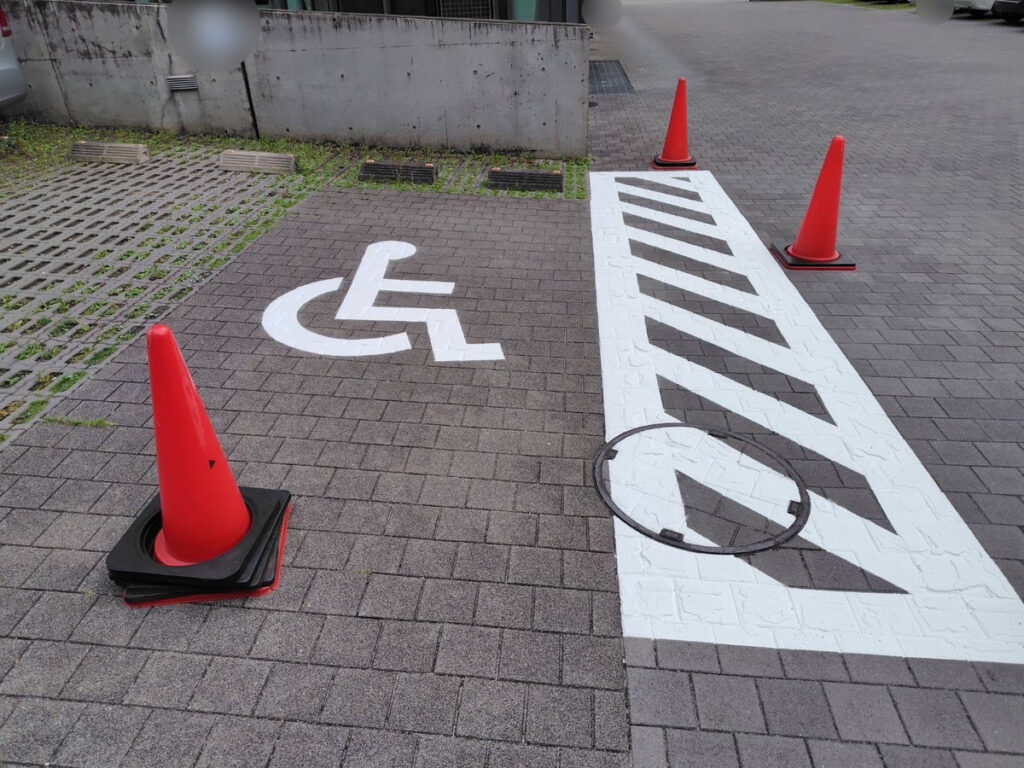 区画線 港区 G様駐車場