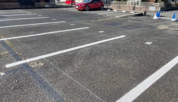 駐車場区画線 流山市 S様駐車場