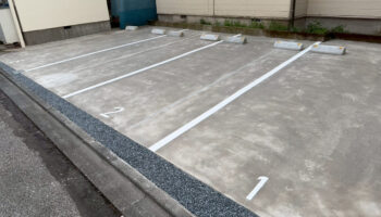 駐輪場区画線 足立区 O様駐車場